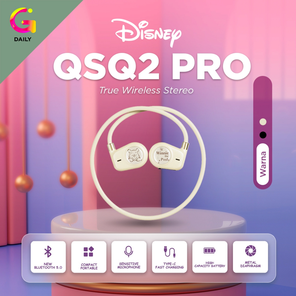 Jual Thinkplus x Disney TWS QSQ2 Wireless Headphone Bone Conduction ...
