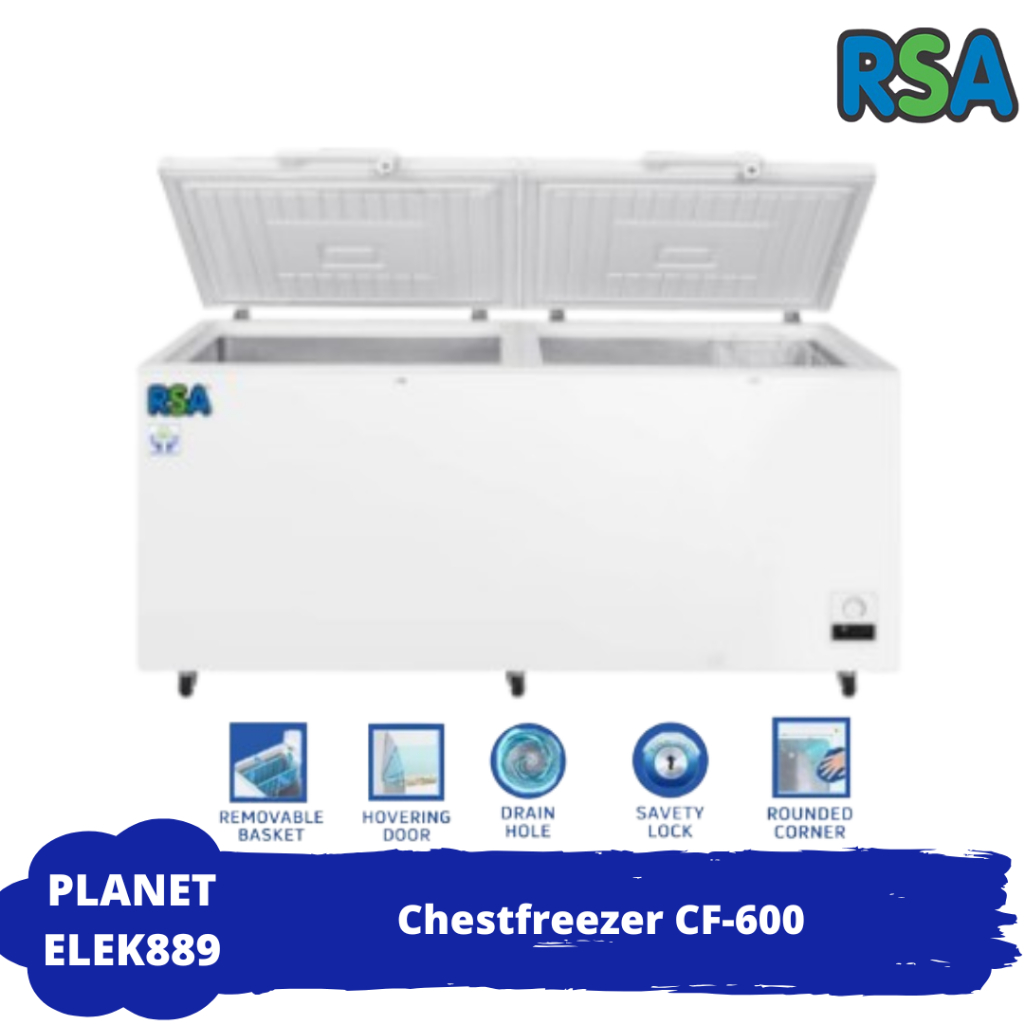 Jual Chestfreezer RSA CF-600 Pendingin / Pembeku Makanan 500L | Shopee ...