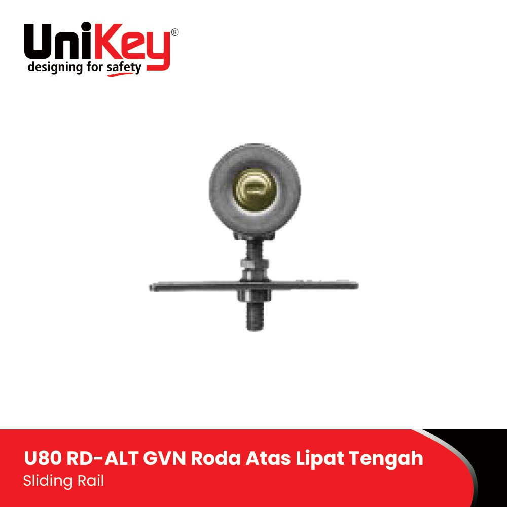 Jual UniKey Sliding Rail System Roda Atas Lipat Tengah U80 RD-ALT GVN ...