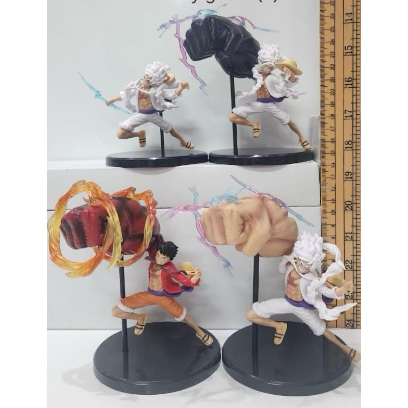 Jual One Piece Action Figure Monkey D luffy Gear 4 & 5 Bajrang Gomu ...