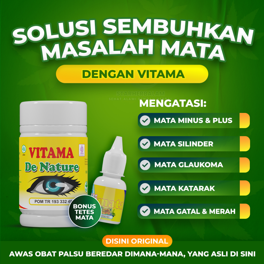 Jual Vitama - Herbal Vitamin Mata Mengobati Masalah Mata | Obat Mata ...