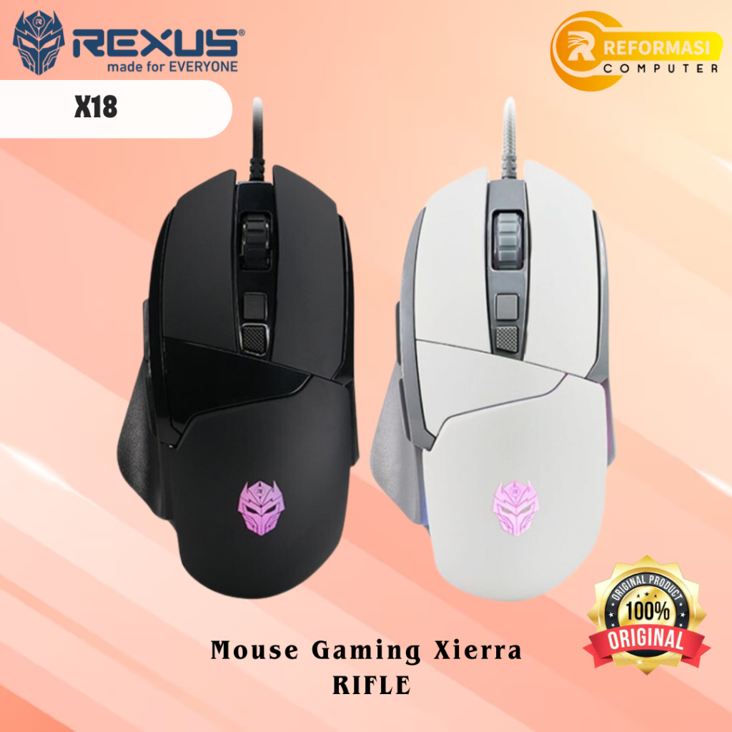 Jual REXUS Mouse Gaming Rexus Xierra X18 RIFLE | Shopee Indonesia