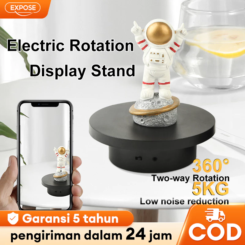 EXPOSE Rotating Display Stand Base 13cm Fotografi Rotating Display Stand 20cm