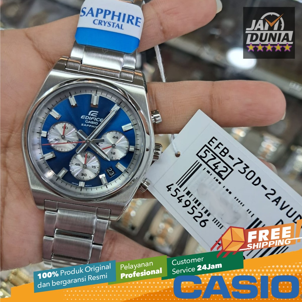 Jual CASIO ORIGINAL EDIFICE EFB-730D-2A EDIFICE EFB 730D 2A 730D EFB730 ...
