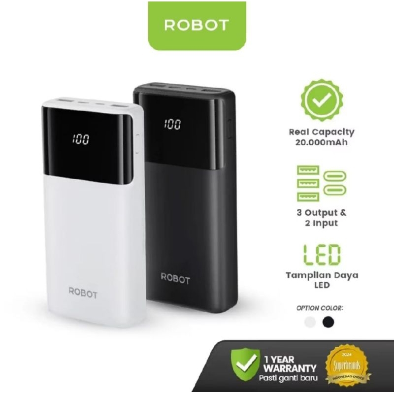 Jual Robot RT22S, RT25 support 4 devices Smart Powerbank Fast Charging ...