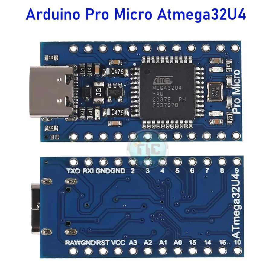 Jual Arduinoo Pro Micro Leonardo Atmega32u4 5V Promicro HID with USB ...