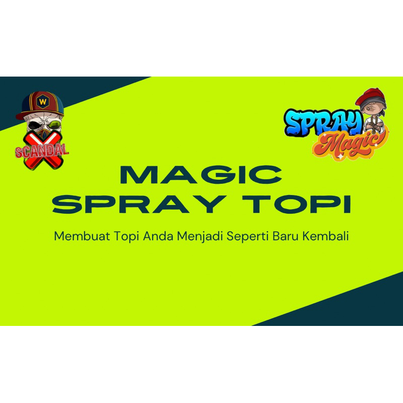 Jual Spray Magic Topi - Spray Reshape 100ml | Shopee Indonesia