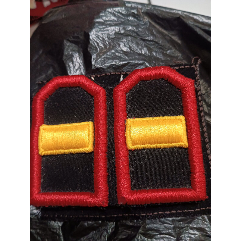 Jual Pangkat Pdl ipda list merah dan list hitam kualiatas premium ...