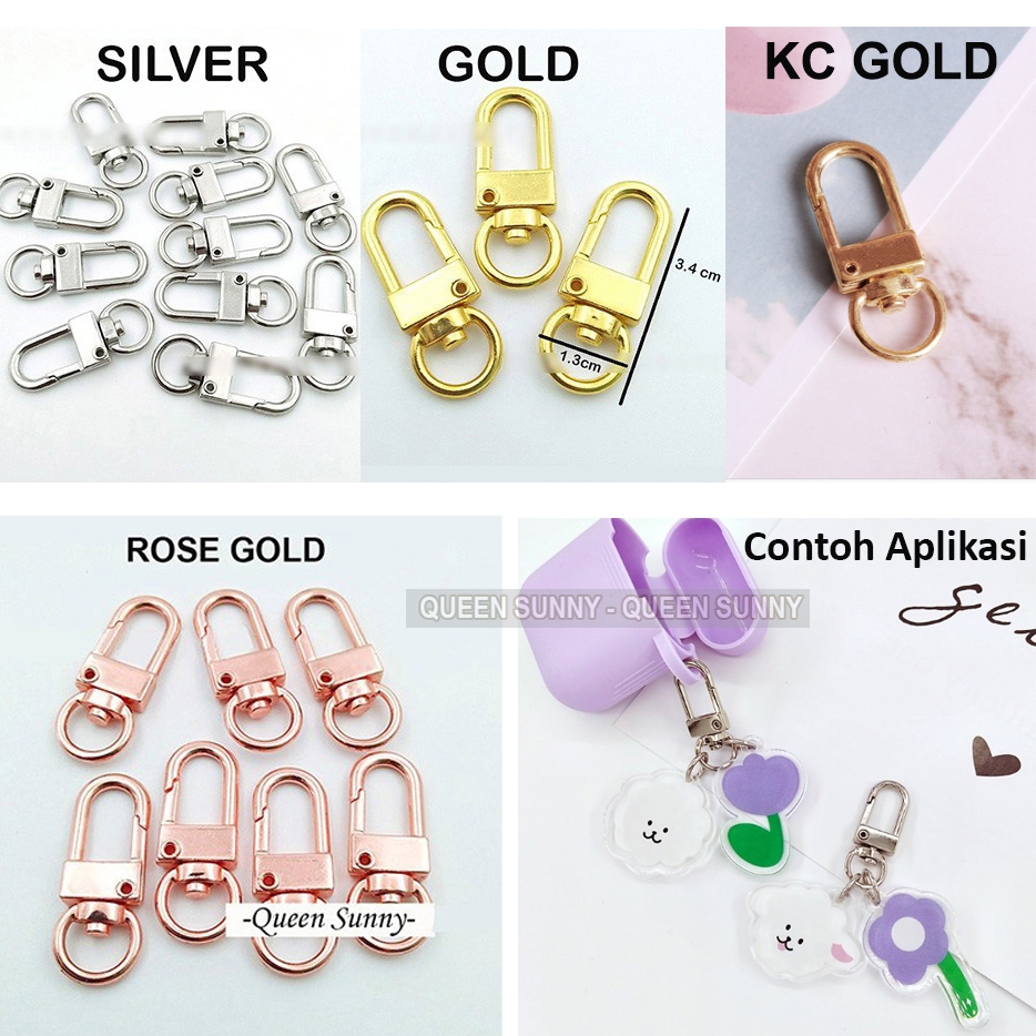 Jual [BAHAN TEBAL] Kait Hook Gantungan Kunci Bentuk Gembok Kaitan ...