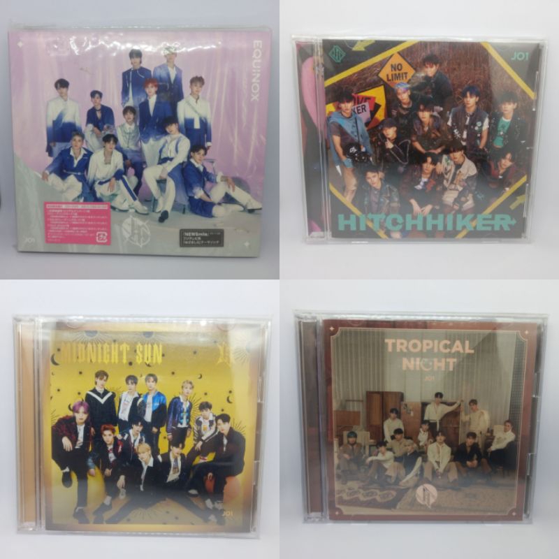 Jual JO1 UNSEALED ALBUM SINGLE TROPICAL NIGHT MIDNIGHT SUN