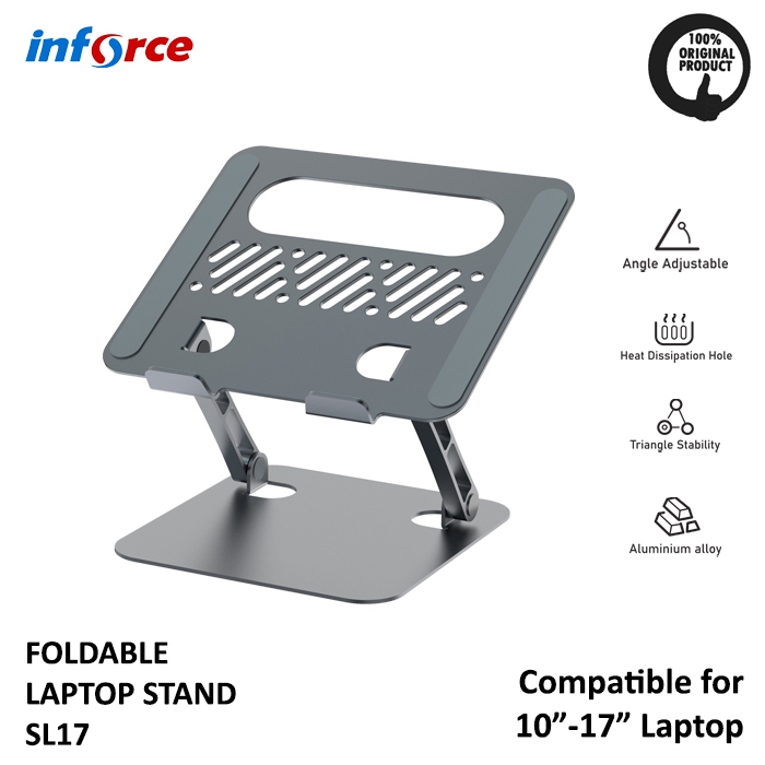 Jual Inforce Laptop Stand SL17 Laptop Stand Tablet Stand Holder ...