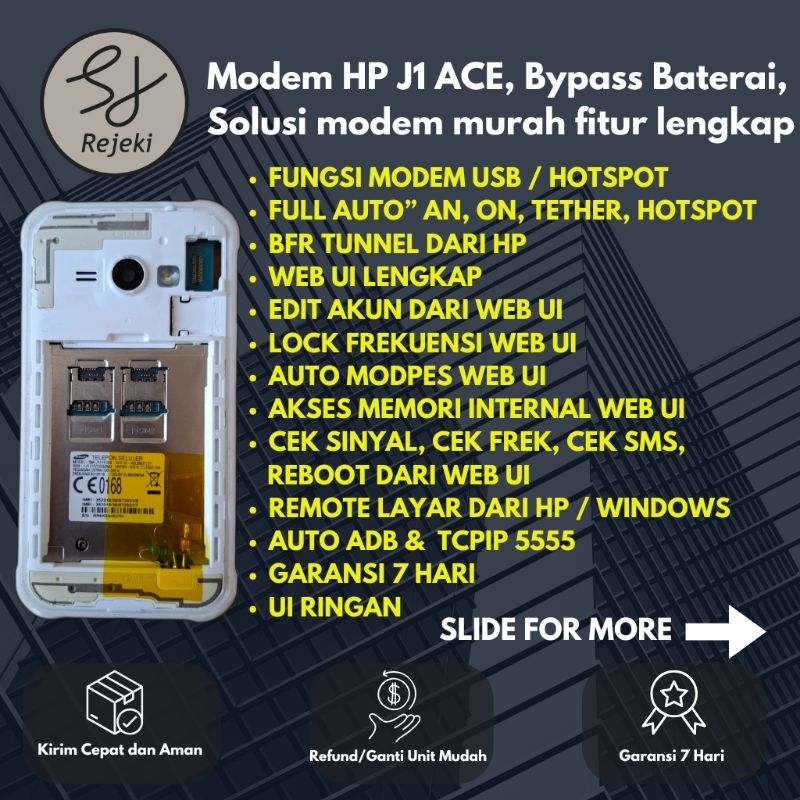 Jual Modem HP Samsung J1 Ace 4G Bypass | Shopee Indonesia