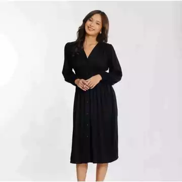 Jollie Dress Full Kancing Long Sleeves Casual Dress