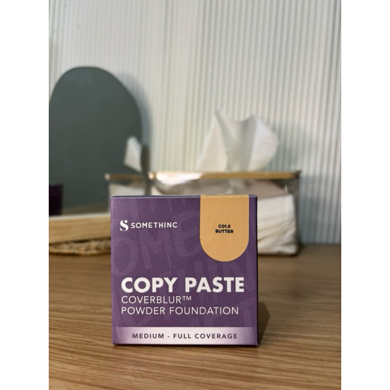 Jual NEW!! Somethinc Copy Paste Coverblur Powder Foundation | Shopee ...