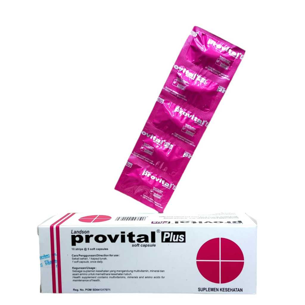 Jual Provital plus 50 kapsul - membantu memelihara kesehatan tubuh ...