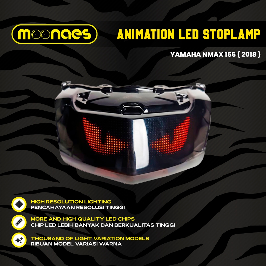 Jual Moonaes Animation LED Stoplamp Yamaha NMAX Old 2018 | Shopee Indonesia