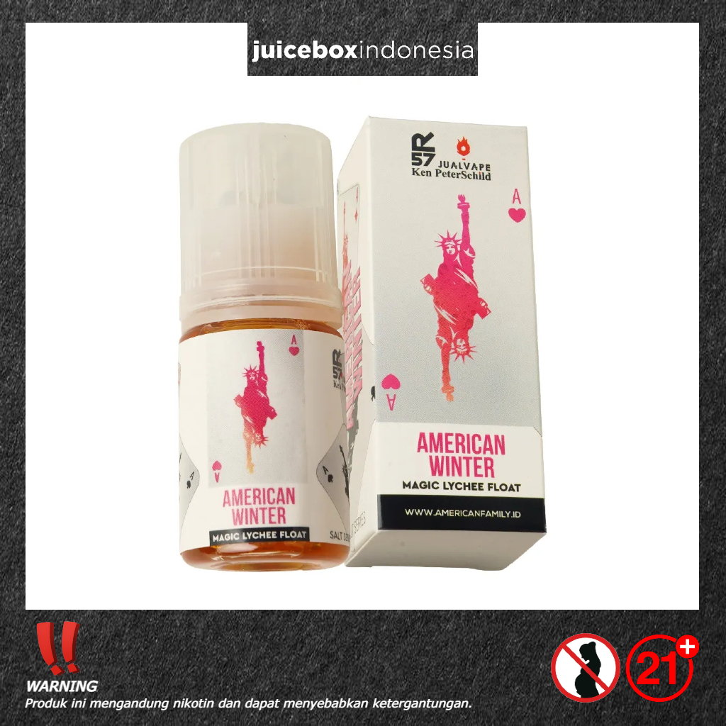 Jual American Winter Magic Lychee Float Salt 30ml Authentic by Hero57 ...