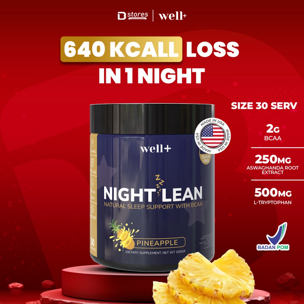 Jual Well+ Night Lean Fat Burner Sleep Support 150 Gram Bstores ...