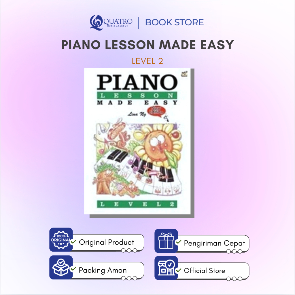 Jual Lina Ng : Piano Lesson Made Easy Level 1, 2, 3 - Buku Musik ...