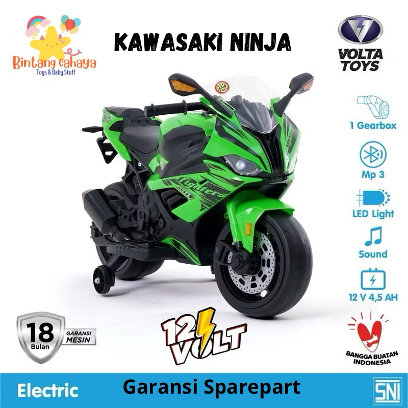 Motor aki anak Ninja sport Volta 5059 cas casan