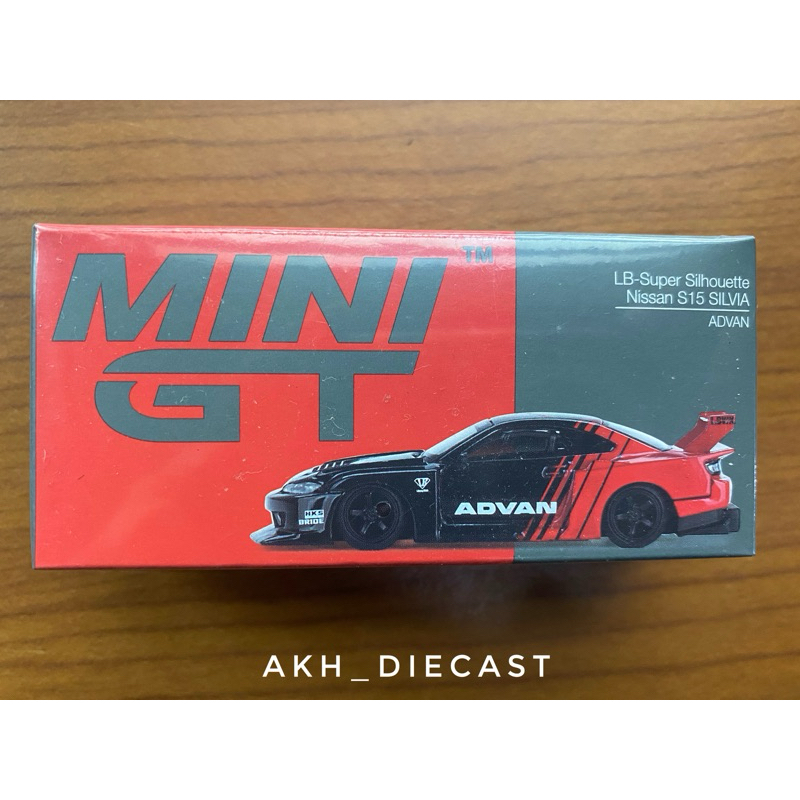 Jual Mini GT - Nissan Silvia S15 LB-Super Silhoutte (LBWK) Advan livery ...