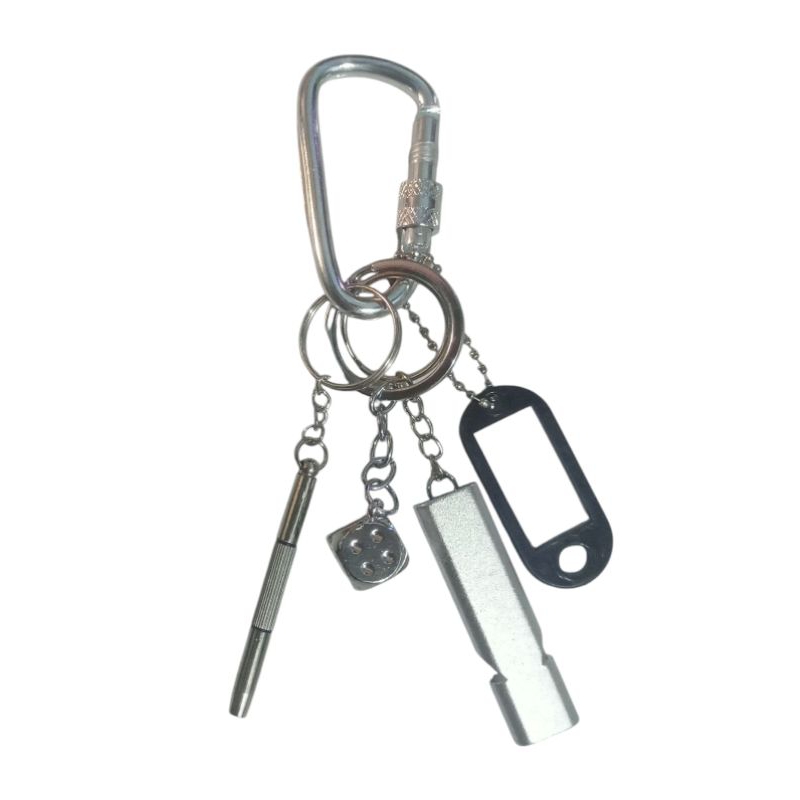 Jual KEYCHAIN DICE / CHARM BAG BESI PERAK - GANTUNGAN KUNCI KALCER ...