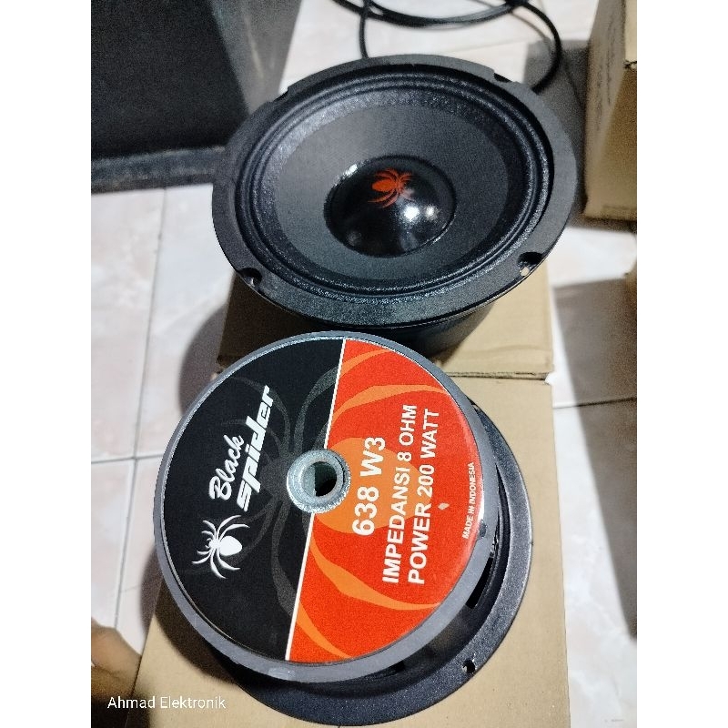 Jual Speaker Line Array 6 Inch Black Spider 638 W3 Fullrange | Shopee ...