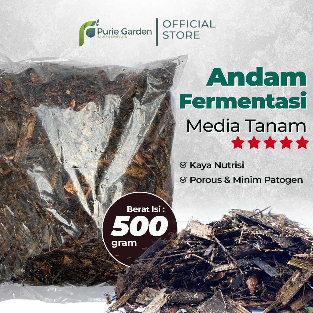 Jual Andam Fermentasi Humus Daun Batang Media Tanaman Hias Aglonema Dll ...