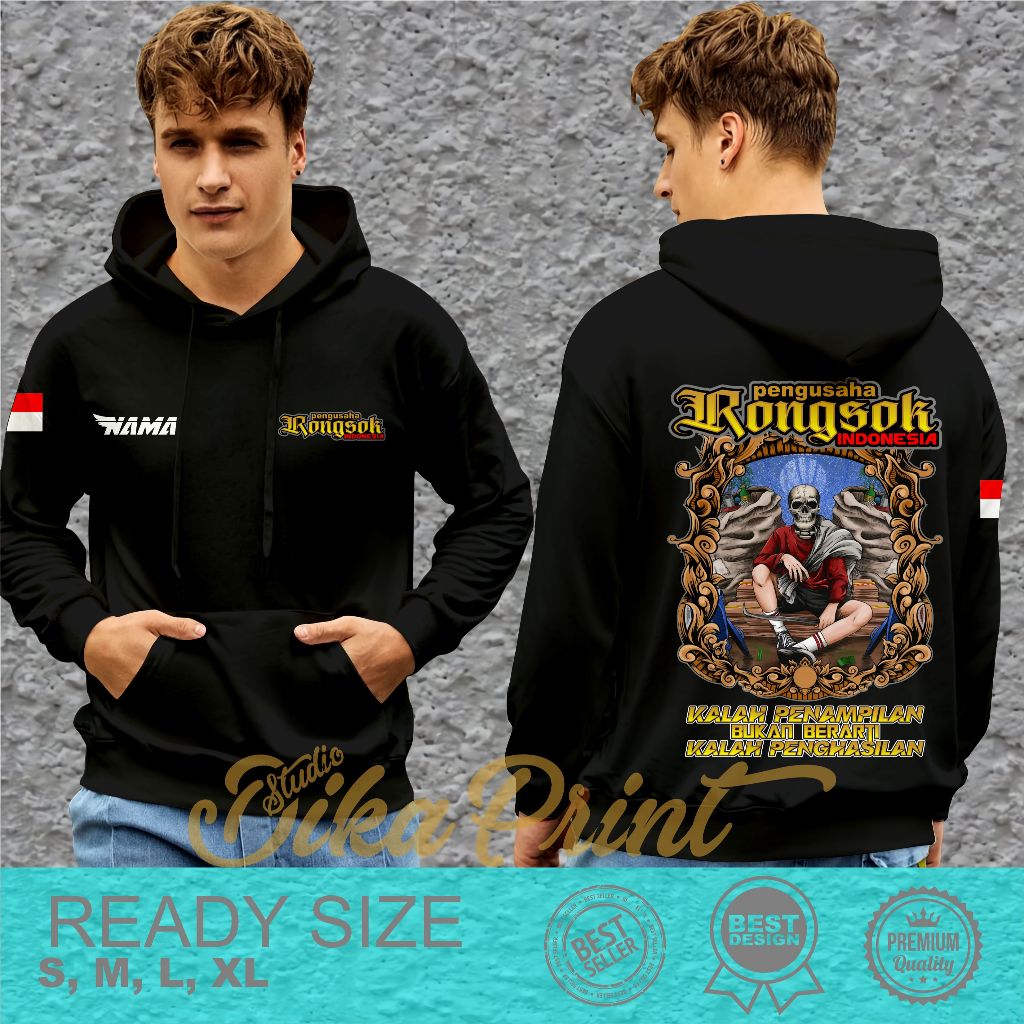 Jual Jaket Hoodie Pengusaha Rongsok Indonesia Bahan Nyaman Dan Adem ...