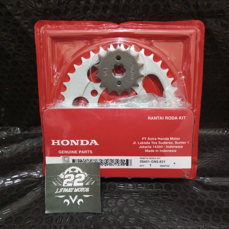 Jual Rantai Roda Kit Gear Set GN5 Honda Grand Astrea Prima C70/700 Pnp ...