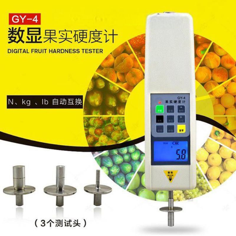 Jual Fruit Penetrometer GY4 Hardness Tester Kekerasan Buah Sclerometer ...