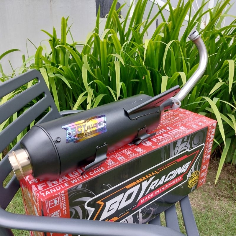 Jual KNALPOT STANDAR RACING MATIC ORIGINAL BOY RACING MOTOR VARIO MIO ...