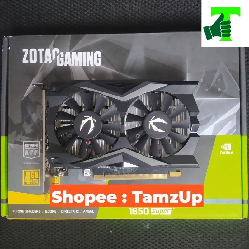 Zotac Gtx 1650 Super Twin Fan 4gb Gddr6 Graphics Card Zotac 1650