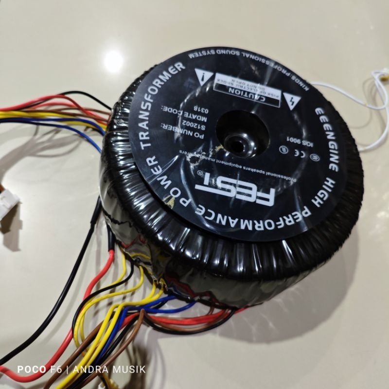 Jual Travo Toroid Power Model Fest dan Ashley klas H 4 channel Trapo ...