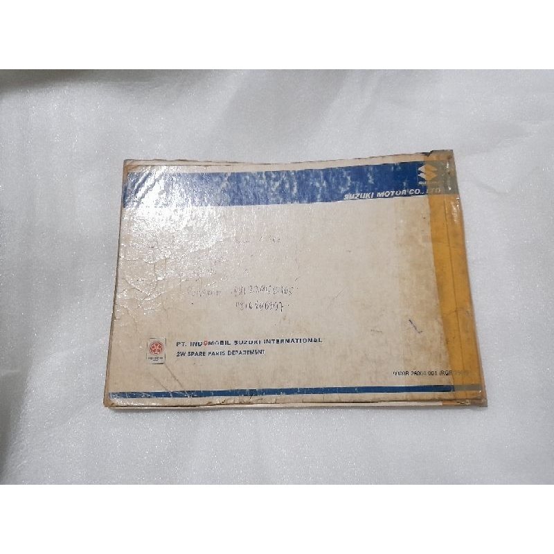 Jual Buku Katalog Catalog Asli Suzuki TS125 TS 125 Original | Shopee ...