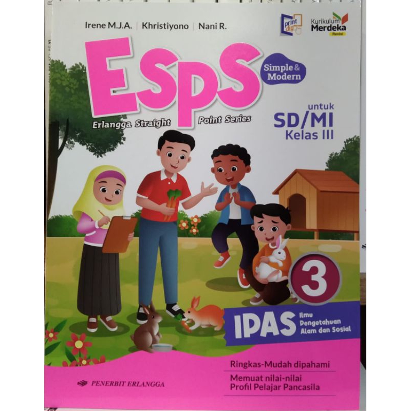 Jual Original Esps IPAS Ilmu Pengetahuan Alam dan Sosial SD Kelas 1 2 3 ...