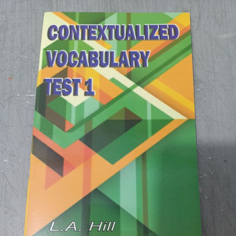 Jual Contextualized Vocabulary Test 1 | Shopee Indonesia