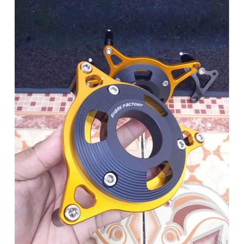Jual Cover mesin original Shark factory Yamaha MX king vixion R15 xabre ...