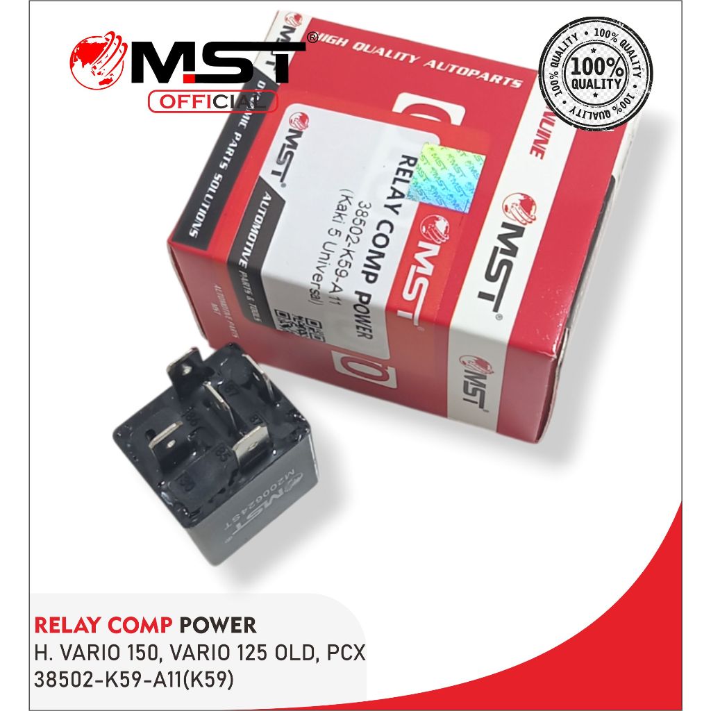 Jual RELAY COMP POWER K5 VARIO 150-VARIO 125 OLD-PCX MST | Shopee Indonesia