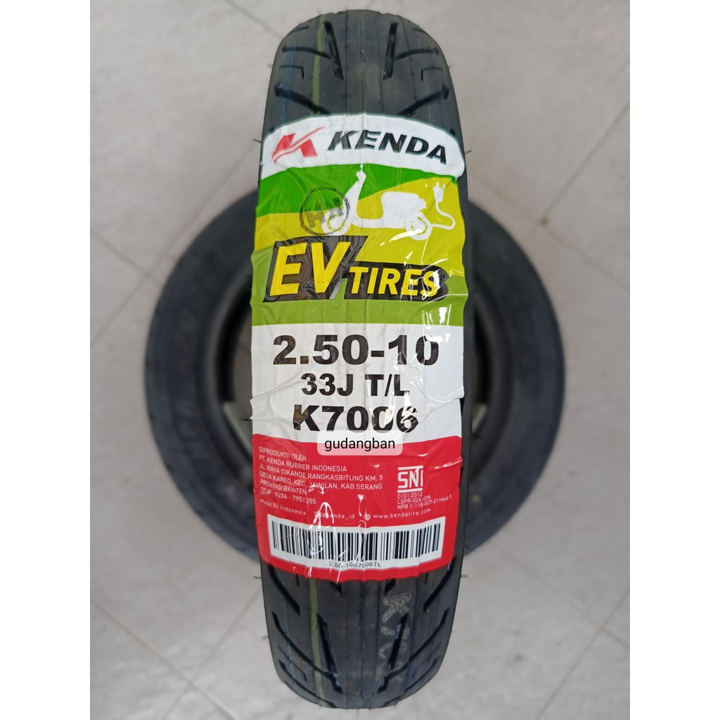 Jual [ PAKETAN/SATUAN ] K7006 2.50 - 10 KENDA 250 RING 10 ORIGINAL BARU ...