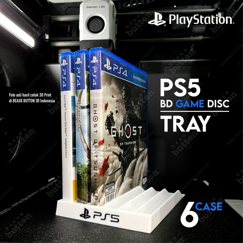 Jual PS4 PS5 BD STORAGE RACK RAK TEMPAT KASET GAME CARD BOX TRAY STAND ...