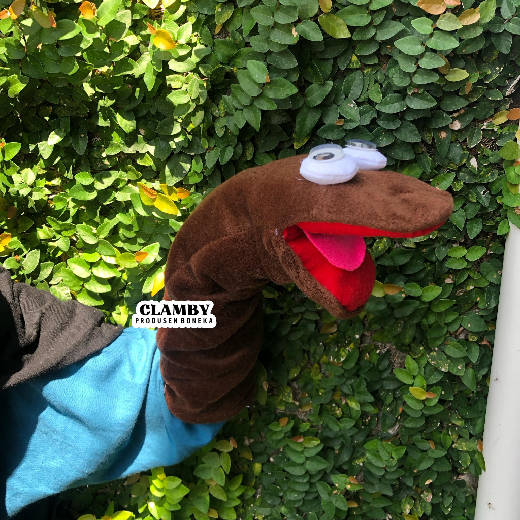 Jual Muppet Cacing Muppet Ular | Boneka Cablak Mulut Gerak Mainan Anak ...