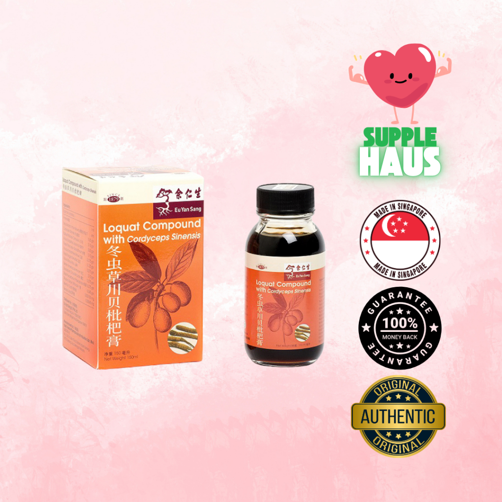 Jual Obat Eu Yan Sang Loquat Compound With Cordyeeps Sinensis 150ml ...