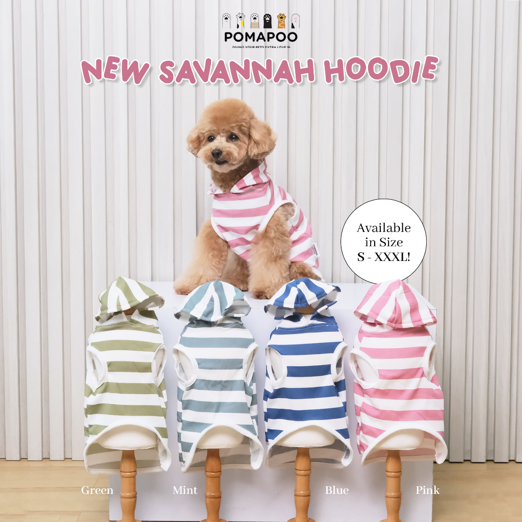Jual POMAPOO - Baju Kucing dan Baju Anjing Savannah Hoodie | Shopee ...