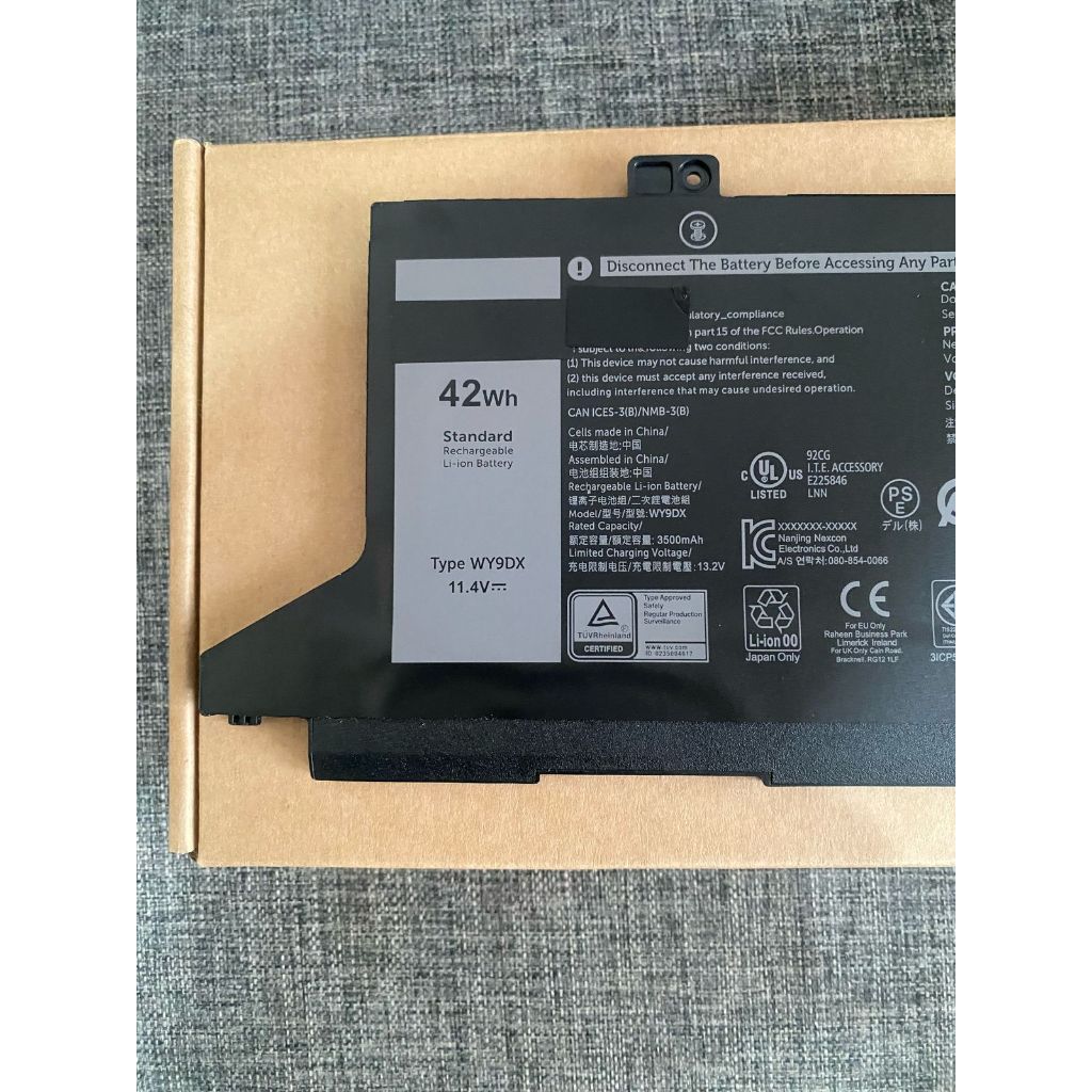 Jual Baterai Battery Laptop Dell Latitude 5520 5420 42Wh WY9DX R89GC ...