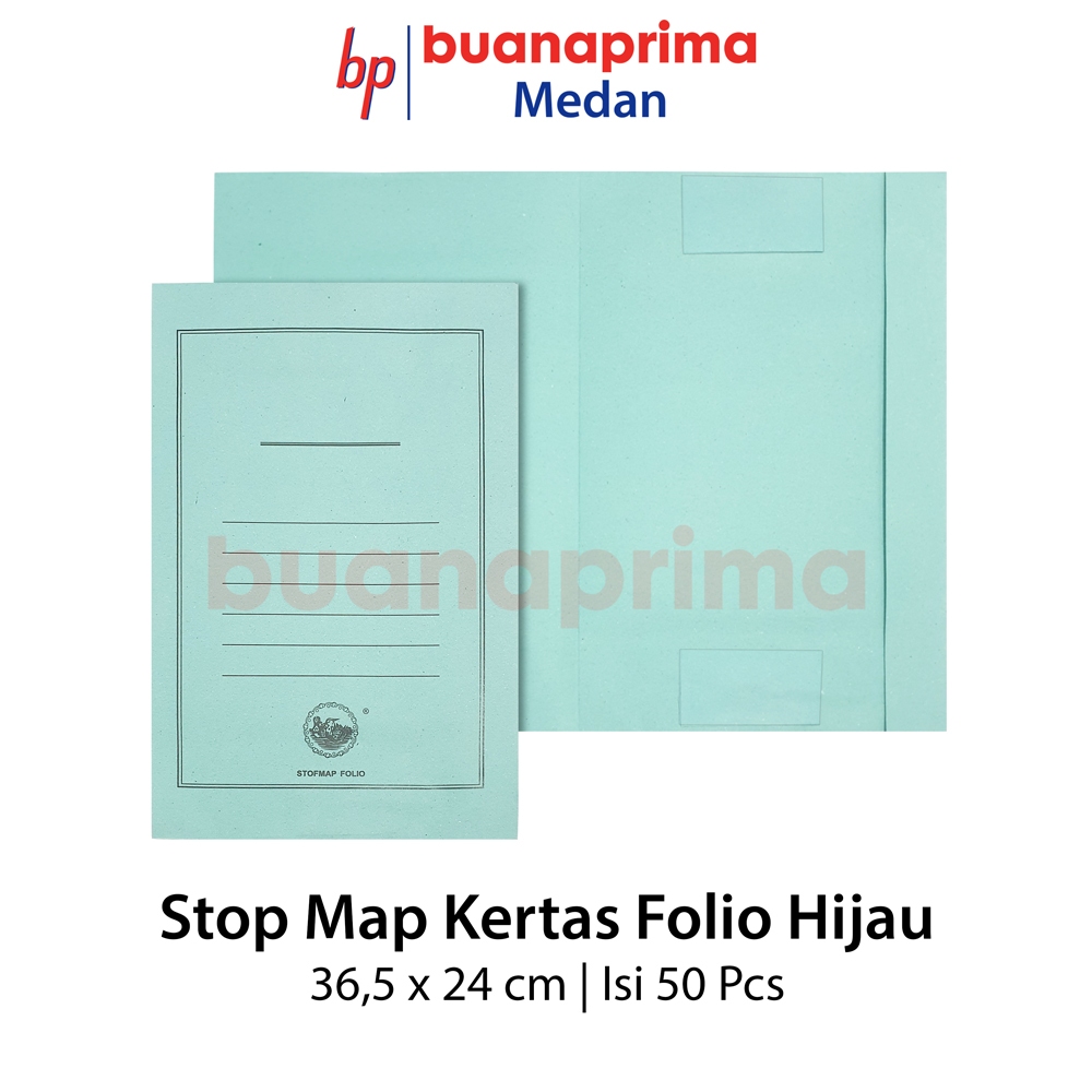 Jual MAP KERTAS FOLIO Biasa 1 PACK Isi 50 pcs Folio Stop Stof Map ...