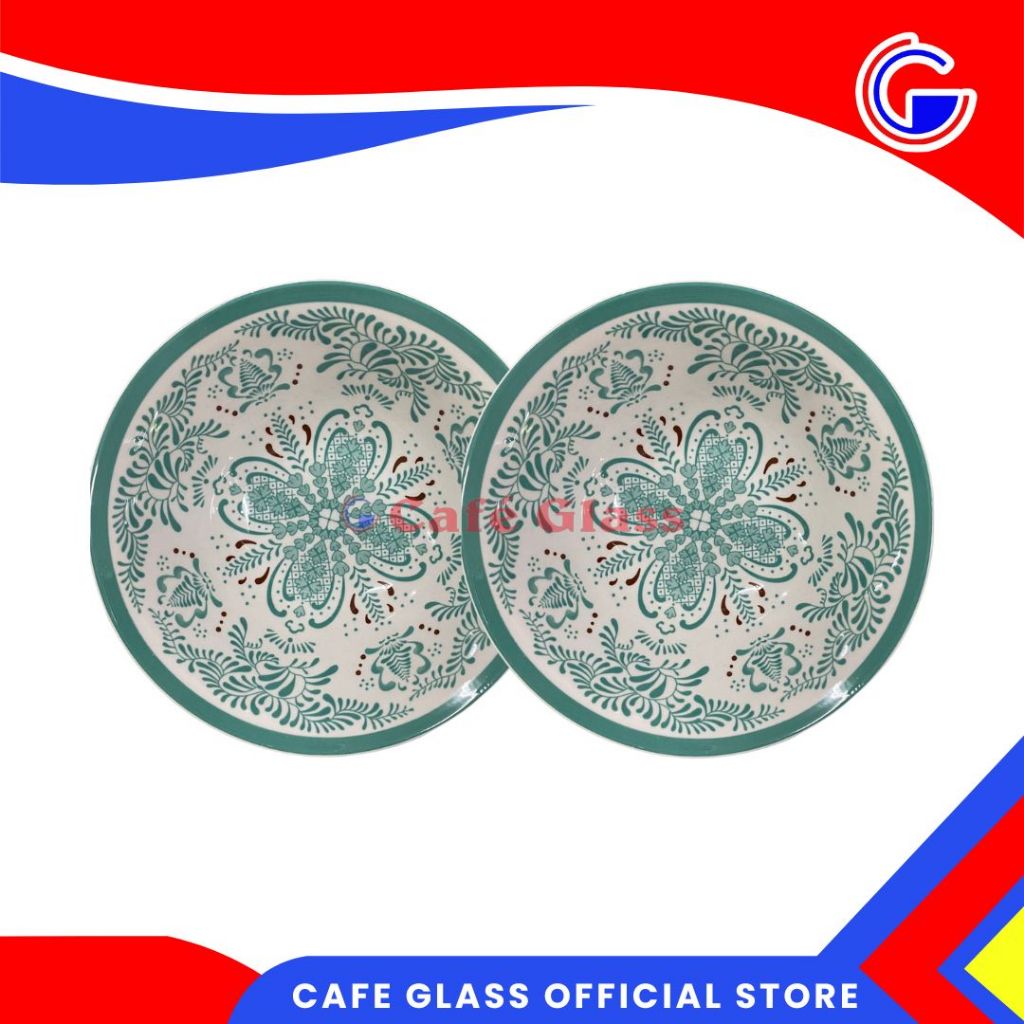 Dinner Set Keramik - Piring Keramik Turkish Tosca - Mangkok Soup Keramik - Hampers Lebaran Linklife