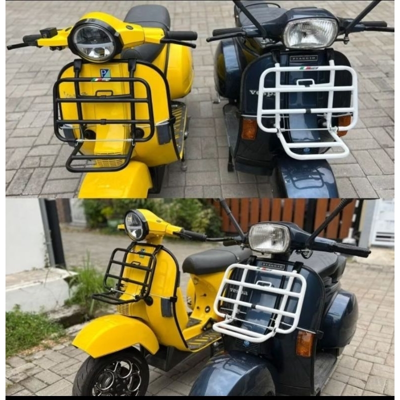 Jual RAK DEPAN VESPA MODEL FA ITALIA BACKRACK FRONTRACK VESPA SUPER ...