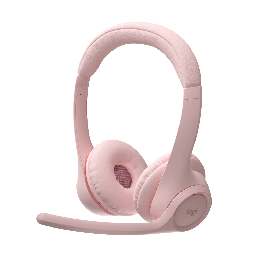 Logitech Zone 300 Headset Bluetooth Wireless, Mikrofon Noise-Canceling, Kompatibel untuk Windows, Mac, Chrome, Linux, iOS, iPadOS