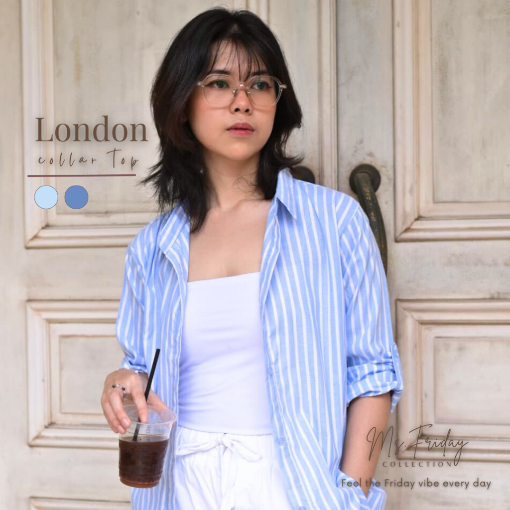 Jual Ms.Friday | LONDON BASIC SHIRT - Atasan Wanita kemeja basic ...
